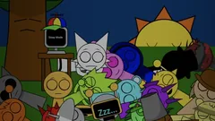 쉿, 스프렁키들이 자고 있어요.